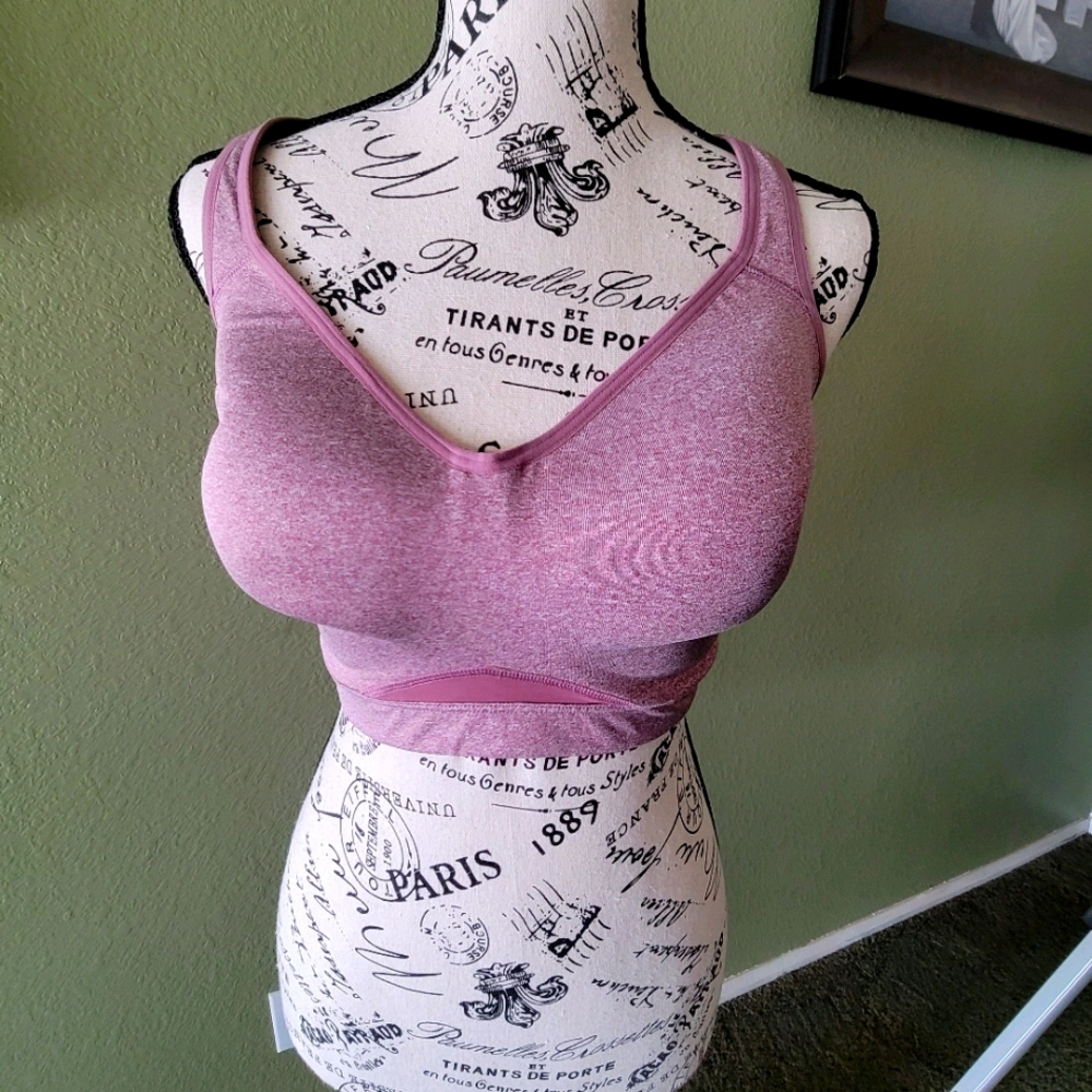 High support athletic sports bra